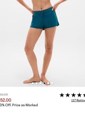 NWT Athleta Kata Surge Swim Short Green size L